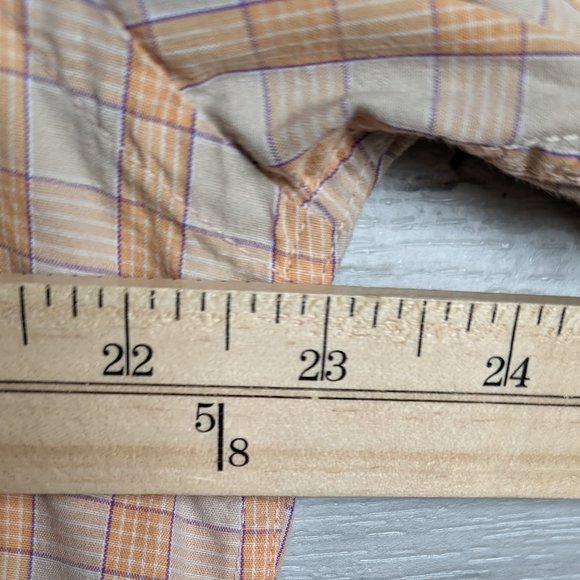 Ted Lapidus* Men's Short Sleeve Button Down Curved Hem Chest Pocket Shirt~ Large - Picture 8 of 10